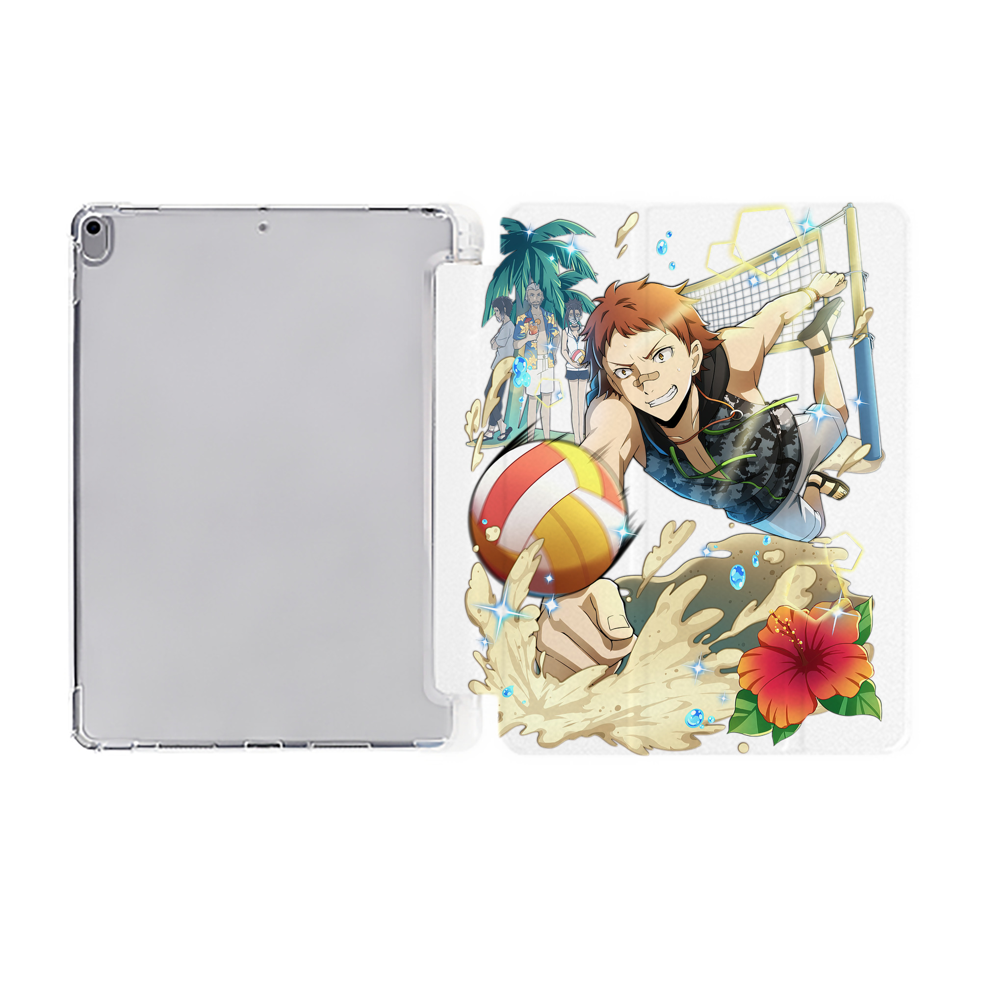 （画像用） 文豪ストレイドッグス Bungo Stray Dogs IPad ケース ペン収納付き 三つ折りスタンド PUレザー×シリコン 対応機種9.5/10.5/10.9インチ